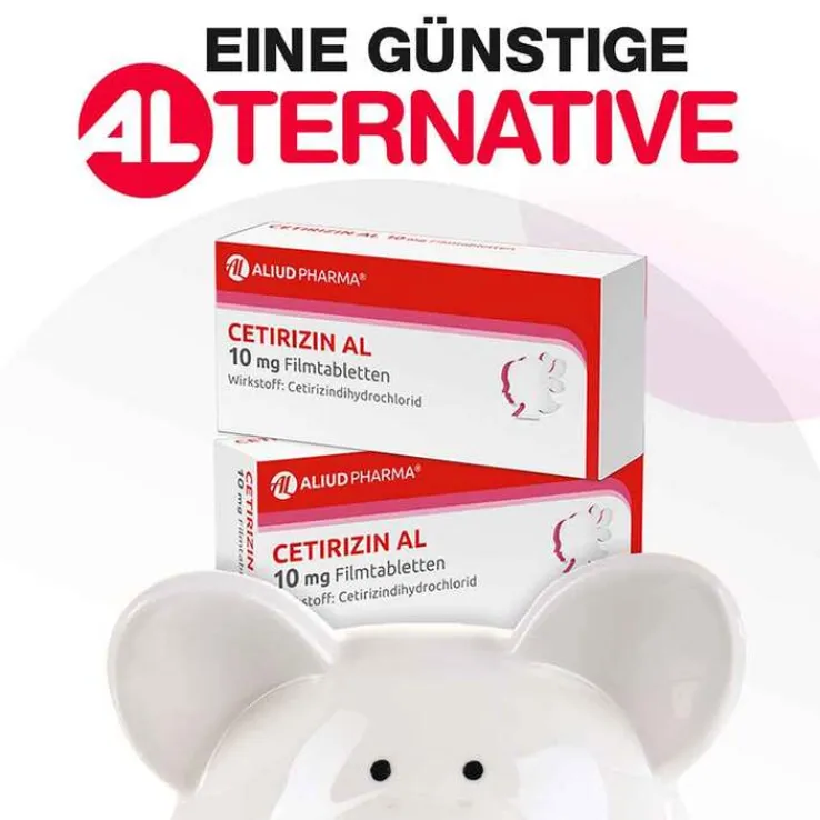 CETIRIZIN AL 10 mg Filmtabletten, 100 St