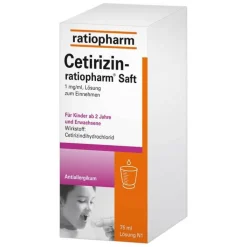 Cetirizin-ratiopharm® Saft, 75 ml