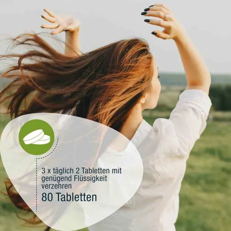 Chlorella 500 mg Bio Naturland Tabletten, 80 St