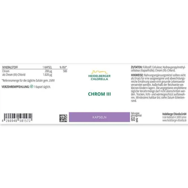 Chrom III Kapseln, 120 St