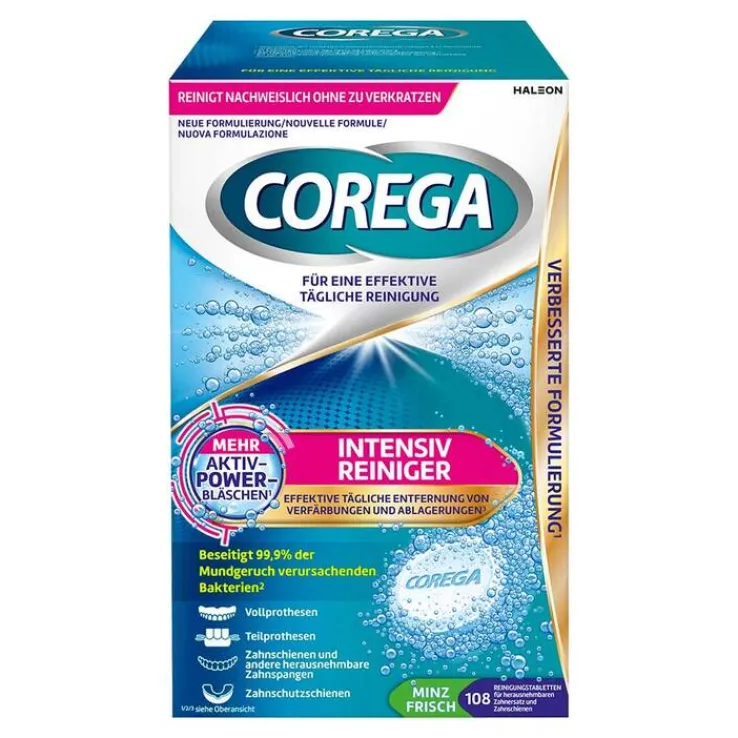 Corega Tabs Intensiv Reiniger, 108 St