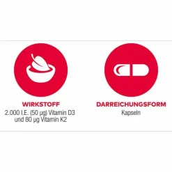 D3 + K2 Vit AL 4000 I.E. / 80 µg Kapseln, 90 St
