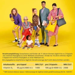Dekristolvit D3 2000 I.E. pflanzlich Kapseln, 120 St