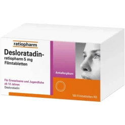 Desloratadin-ratiopharm 5 mg Filmtabletten, 100 St