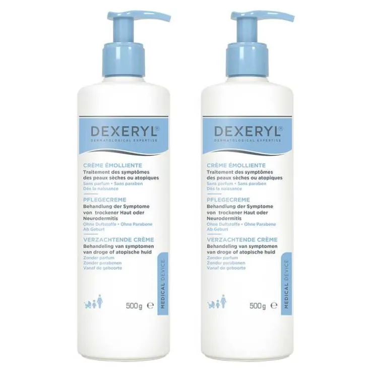Dexeryl Pflegecreme, 2x500 g