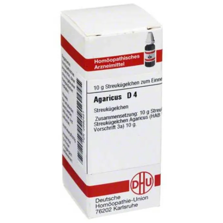 DHU Agaricus D 4 Globuli, 10 g