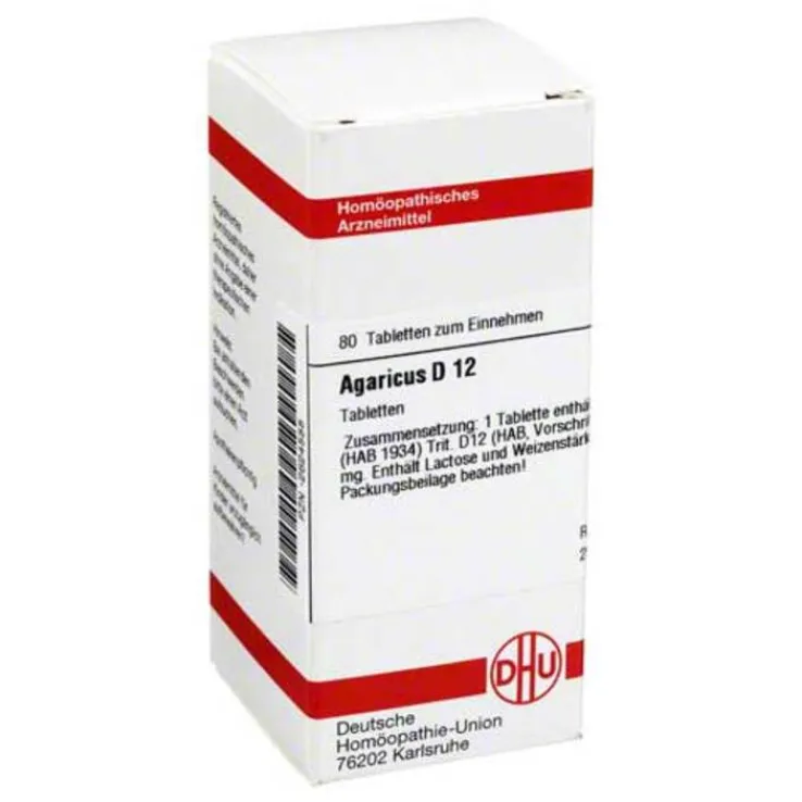 DHU Agaricus D 12 Tabletten, 80 St