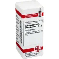DHU Antimonium sulfuratum aurantiacum D 1, 10 g