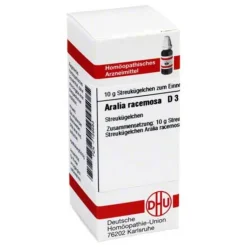 DHU Aralia racemosa D 3 Globuli, 10 g