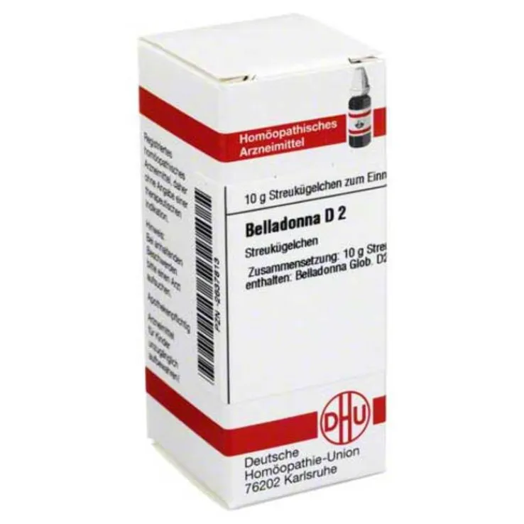 DHU Belladonna D 2 Globuli, 10 g