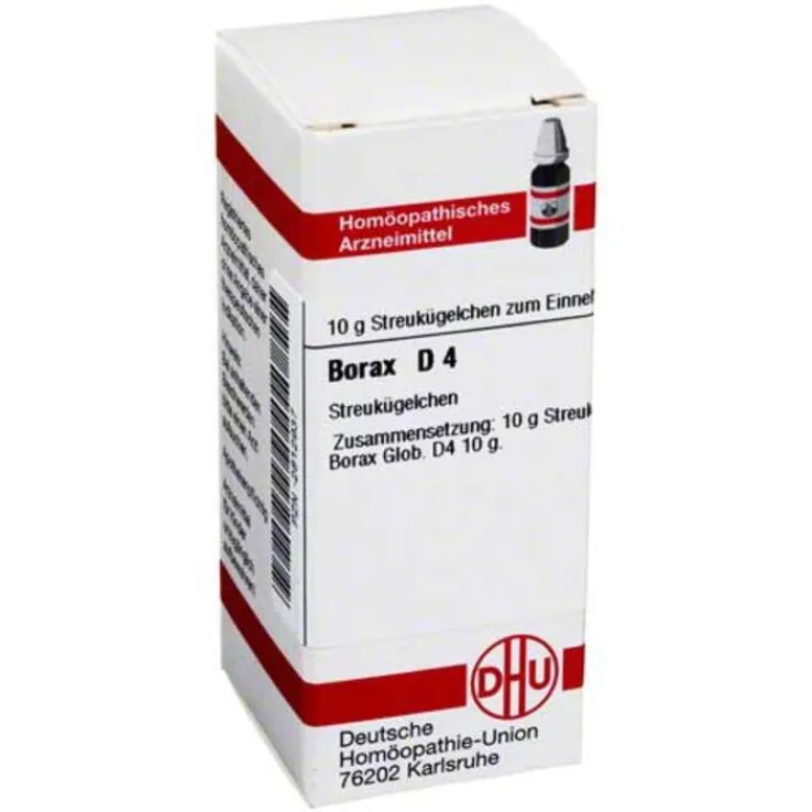 DHU Borax D 4 Globuli, 10 g