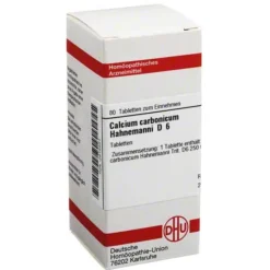 DHU Calcium carbonicum D 6 Table, 80 St