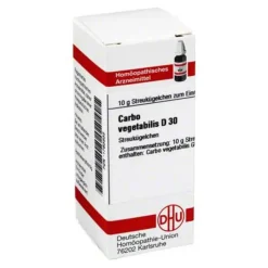 DHU Carbo vegetabilis D 30 Globuli, 10 g