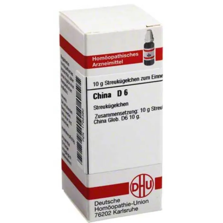 DHU China D 6 Globuli, 10 g