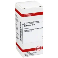 DHU Crataegus D 2 Tabletten, 80 St