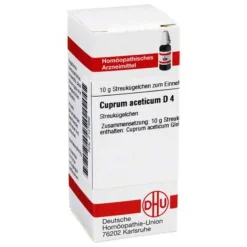 DHU Cuprum aceticum D 4 Globuli, 10 g