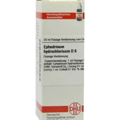 DHU Ephedrinum hydrochloricum D 6 Dilution, 20 ml