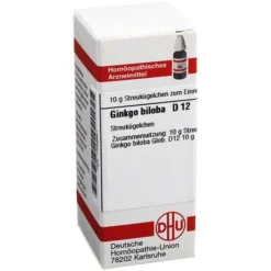 DHU Ginkgo biloba D 12 Globuli, 10 g