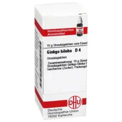 DHU Ginkgo biloba D 4 Globuli, 10 g