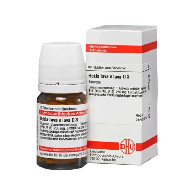 DHU Hekla lava e lava D 3 Tabletten, 80 St
