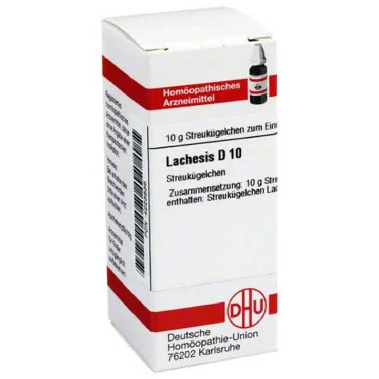 DHU Lachesis D 10 Globuli, 10 g