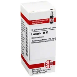 DHU Lachesis D 30 Globuli, 10 g