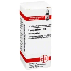 DHU Lycopodium D 4 Globuli, 10 g
