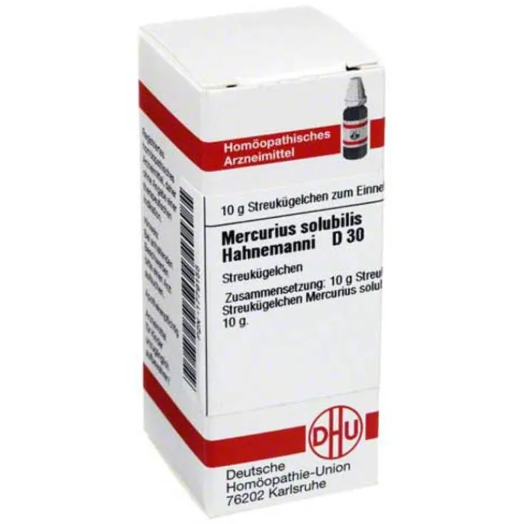 DHU Mercurius solubilis D 30 Globuli, 10 g