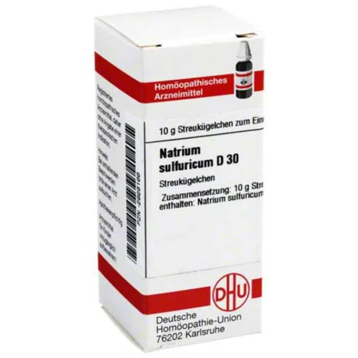 DHU Natrium sulfuricum D 30 Globuli, 10 g