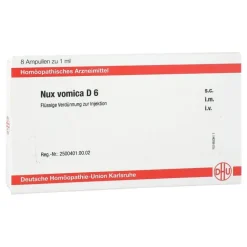 DHU Nux vomica D 6 Ampullen, 8X1 ml