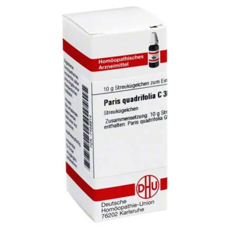 DHU Paris quadrifolia C 30 Globuli, 10 g