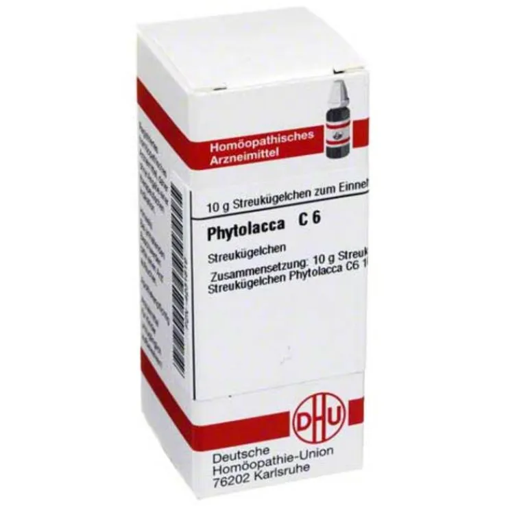 DHU Phytolacca C 6 Globuli, 10 g