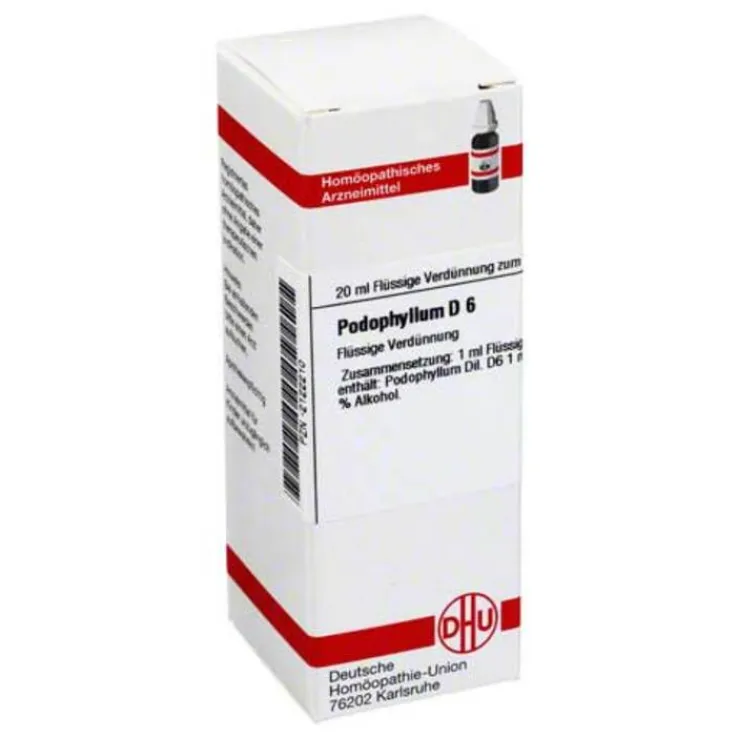 DHU Podophyllum D 6 Dilution, 20 ml