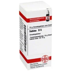 DHU Sabina D 6 Globuli, 10 g