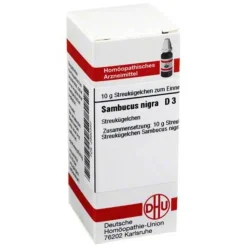DHU Sambucus nigra D 3 Globuli, 10 g