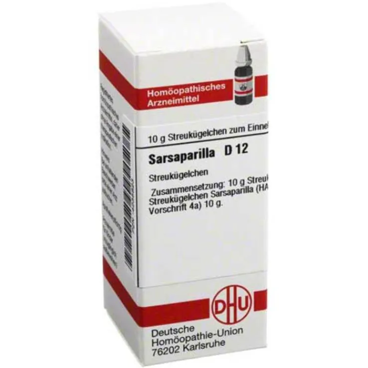 DHU Sarsaparilla D 12 Globuli, 10 g