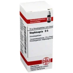 DHU Staphisagria D 6 Globuli, 10 g