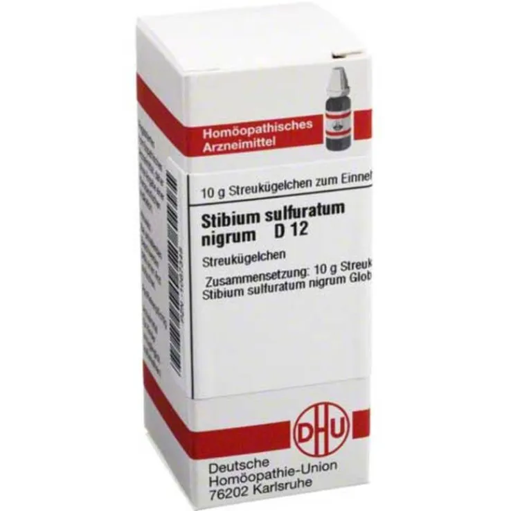 DHU Stibium sulfuratum nigrum D 12 Gl, 10 g
