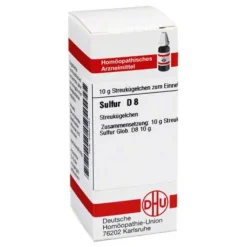 DHU Sulfur D 8 Globuli, 10 g