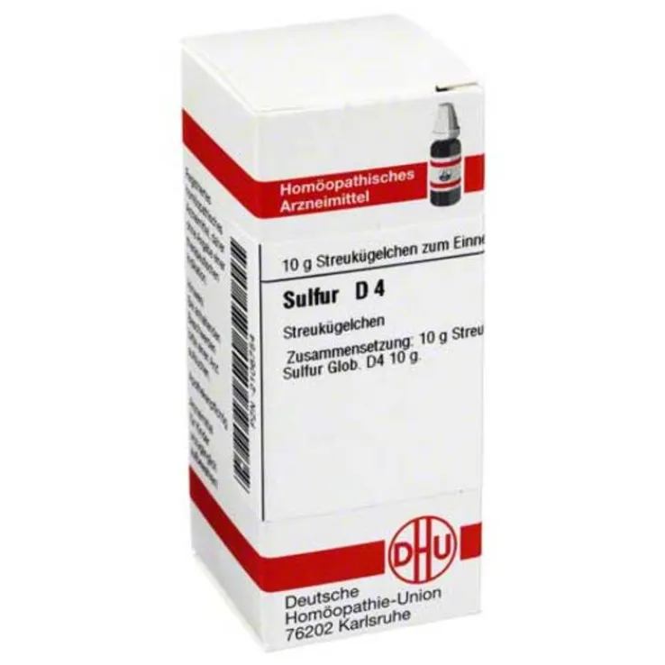 DHU Sulfur D 4 Globuli, 10 g