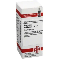 DHU Tartarus stibiatus D 12 Globuli, 10 g