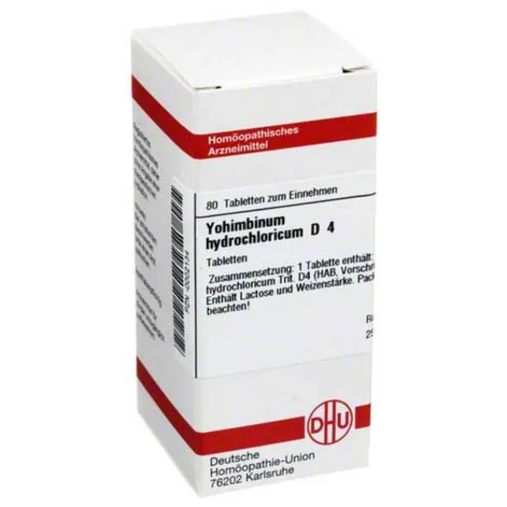 DHU Yohimbinum hydrochloricum D 4 Tabletten, 80 St
