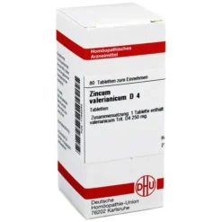 DHU Zincum valerianicum D 4 Tabletten, 80 St