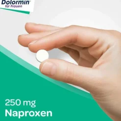 Dolormin für Frauen bei Menstruationsbeschwerden mit Naproxen, 30 St