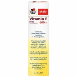 Doppelherz® aktiv Vitamin E 600 N Weichkapseln, 80 St