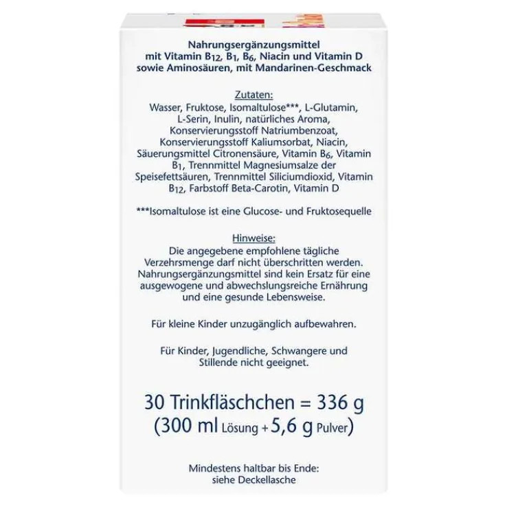 Doppelherz B12 + D3 Duo Aktiv Trinkampullen, 30 St