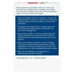 Doppelherz Biotin 10 mg Tabletten, 30 St