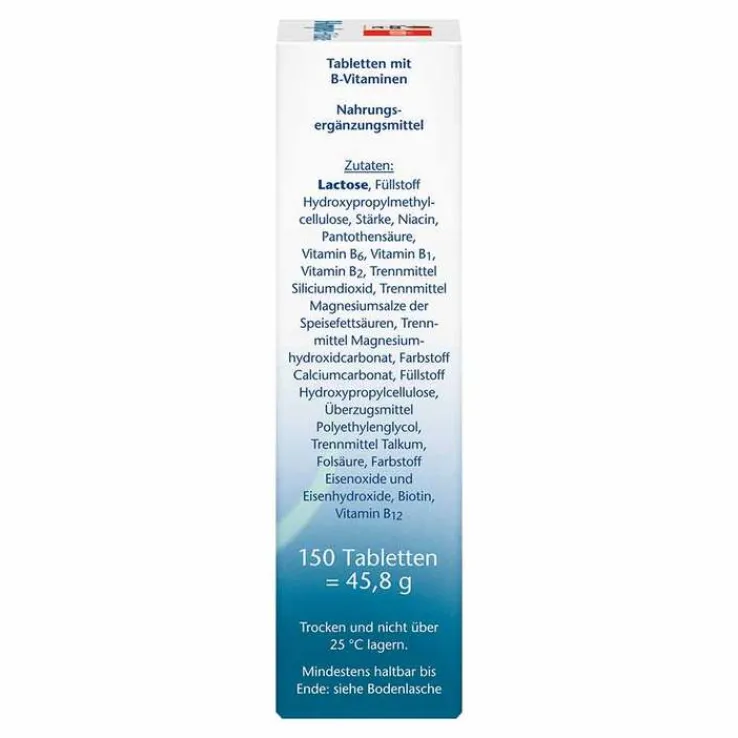 Doppelherz B-Komplex + Folsäure Tabletten, 150 St