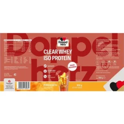 Doppelherz Clear Whey Iso Protein Pfirsich-Eistee, 300 g