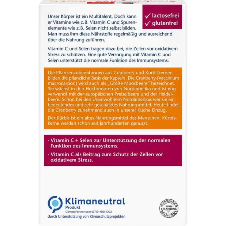 Doppelherz Cranberry+Kürbis Kapseln, 60 St